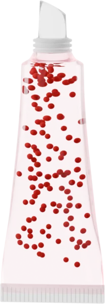 Small beadlets for lip gloss. Color: Wine Red