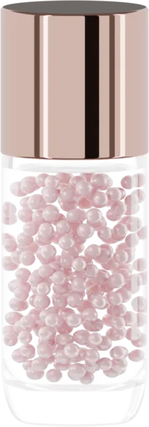 Lustrous beadlets for primer. Color: Peony Pink