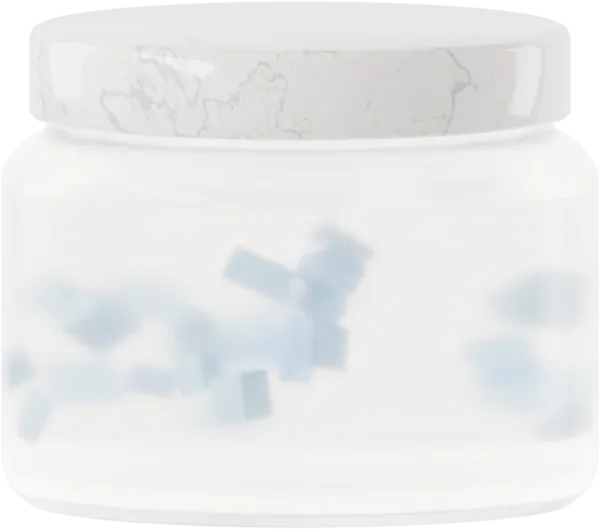 Cubes for cream. Color: Sky Blue