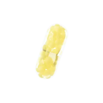 Small beadlets for capsules. Color: Primrose Yellow