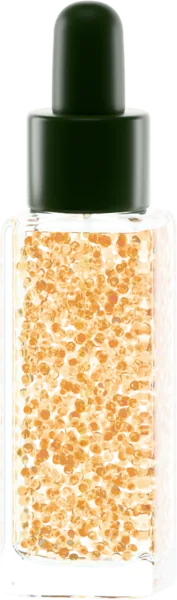 Clear droplets for serum. Color: Gold