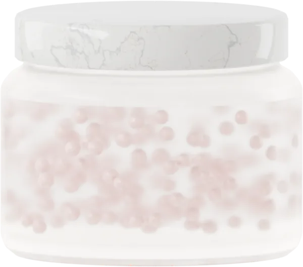 Lustrous pearls for serum. Color: Blush
