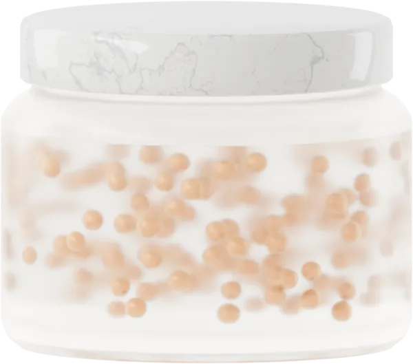 Lustrous pearls for serum. Color: Honey