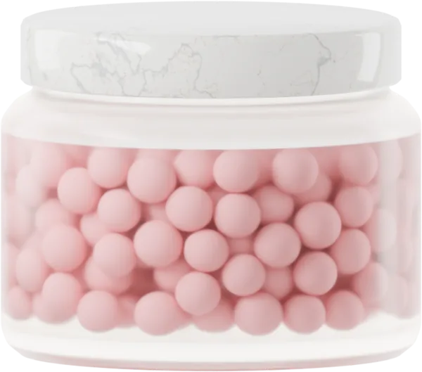 Large pearls for serum. Color: Blush