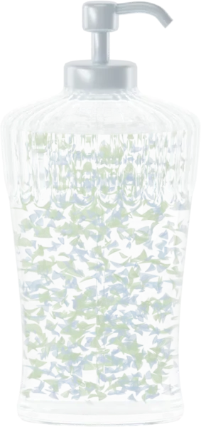 Flakes for shower gel. Color: Sky Blue and Lime