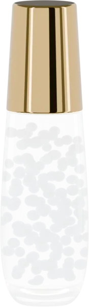 Shimmering pearls for serum. Color: Silver